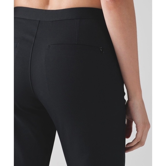 LULULEMON Mid Rise Zipper Pocket Ankle Cropped Performance City Trek Trouser‎ 6 - Picture 4 of 7